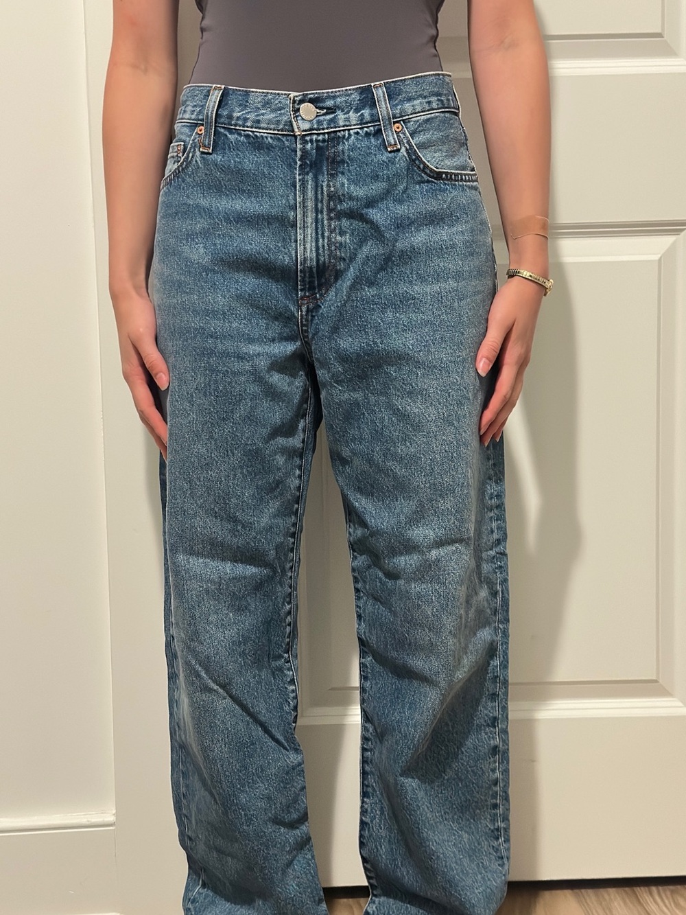 Denim Forum Classic THE MARLO HIGH RISE LOOSE Jeans Women's
